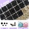 150-Piece Black Plastic Safety Eyes with Washers – 6mm to 12mm for Amigurumi, Crochet Dolls, Plush Toys & DIY Crafts